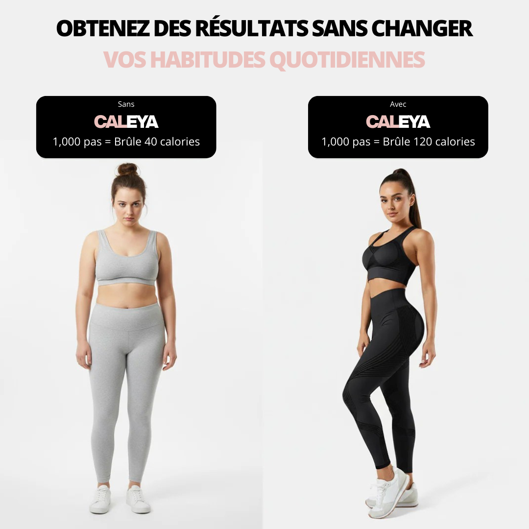 Caleya anti-cellulite leggings in black, featuring a smooth, stretchy fabric and ergonomic design for comfort and support.