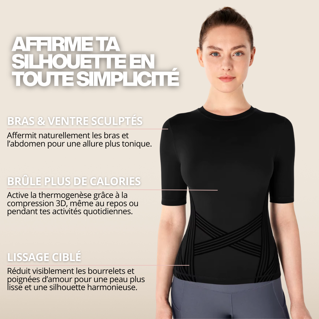 Caleya FR tee shirt for weight loss featuring a comfortable fit and motivational design in soft fabric.